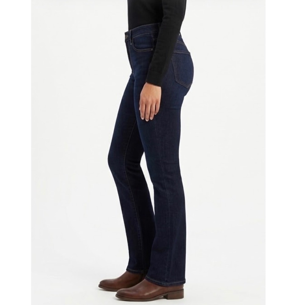Democracy High Rise Slim Bootcut Jeans Dark Wash Flex-ellent Size 14 NEW